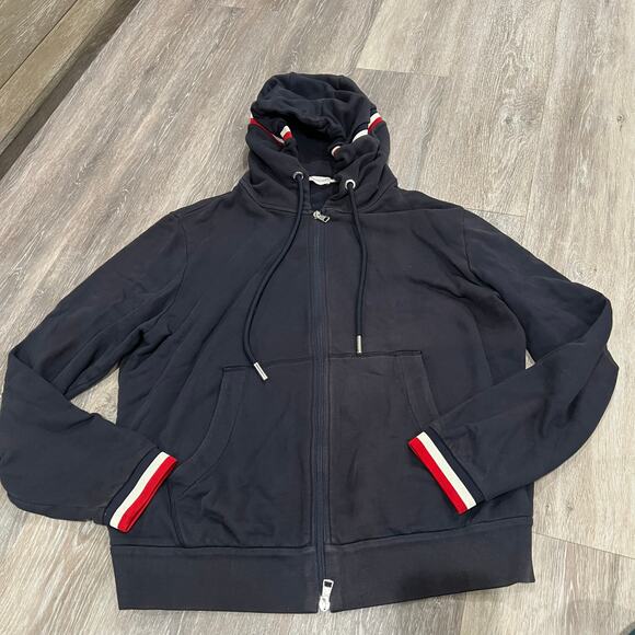 Moncler Full Zip Blue Sweater - Size XXL - Pre-Owned - Picture 2 of 10